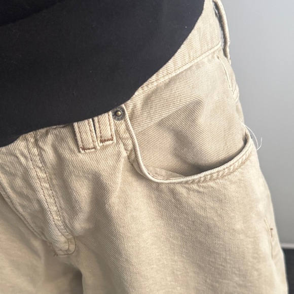 We The Free Beige Denim Shorts - Picture 3 of 6